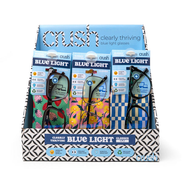 Crush Clearly Thriving Blue Light Glasses-3 Styles