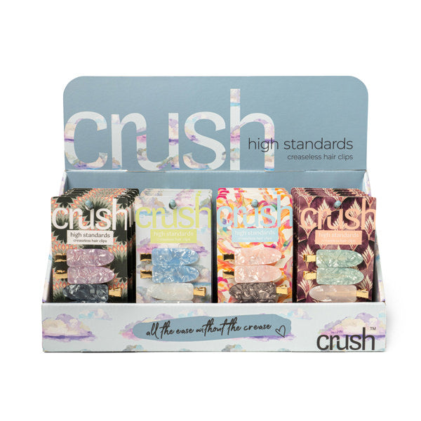 Crush High Standards Creaseless Hair Clips, Sets of 2- Available in 4 Styles!