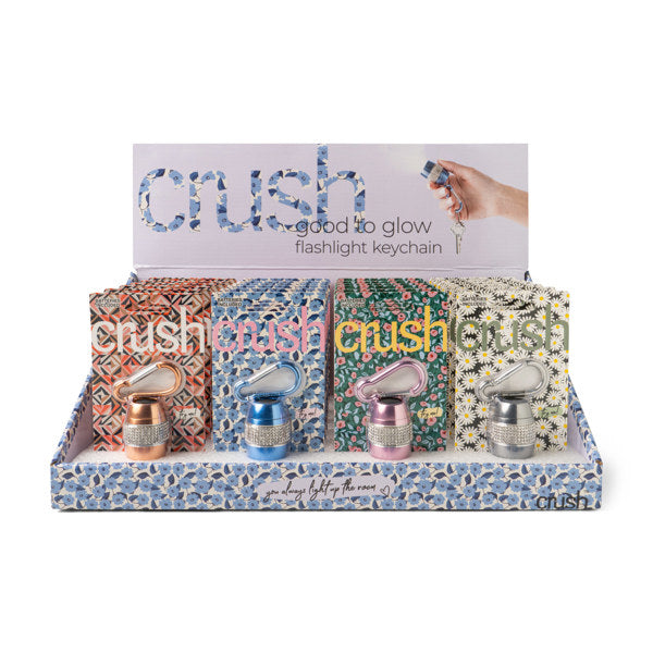 Crush Good To Glow Keychain Flashlight- 4 Styles