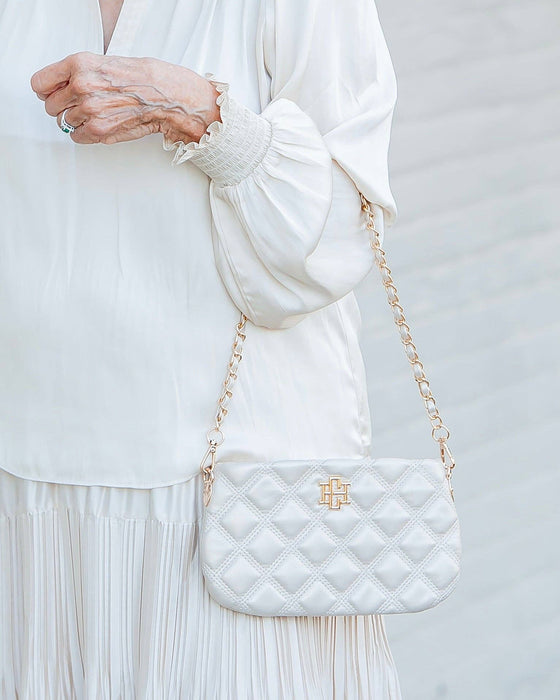 Livi Crossbody Pearl Purse by Caroline Hill