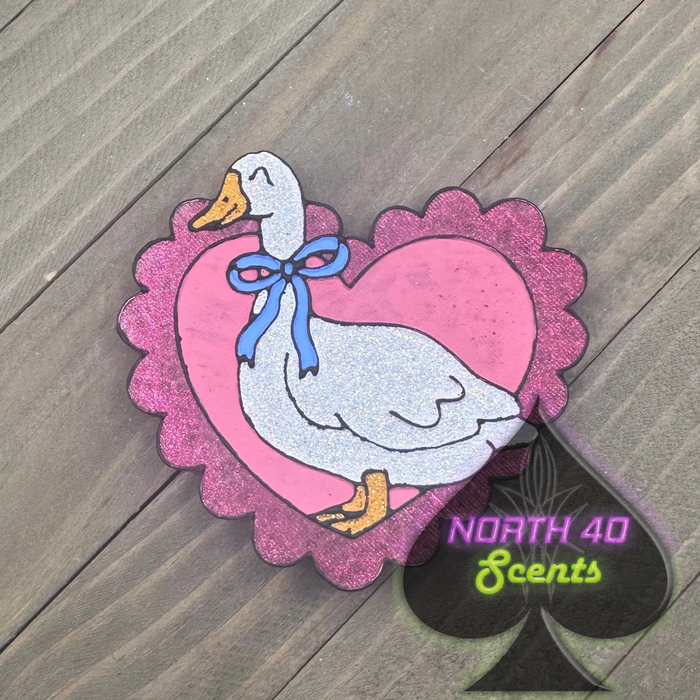 Goose with a Heart Freshie: Volcano