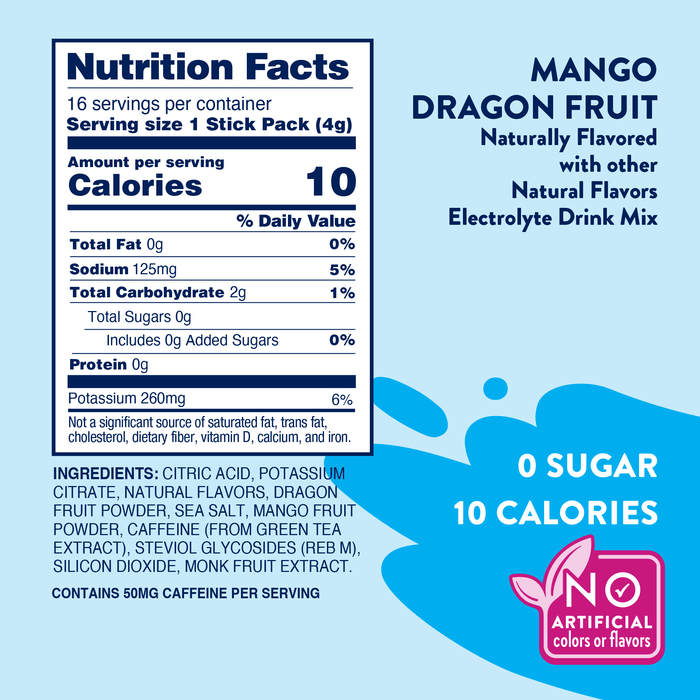 Refresher Stix 16 ct - Mango Dragon Fruit