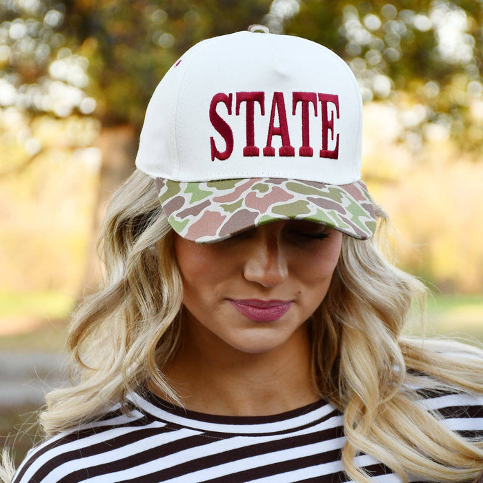 Lulu Mac State & Camo Hat