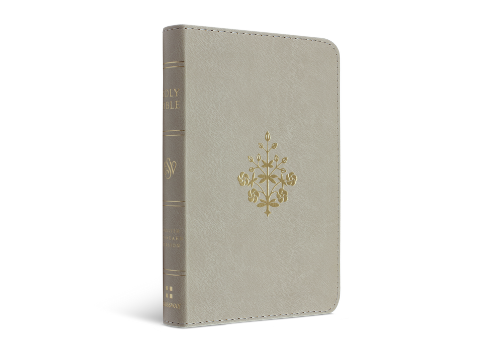 ESV Compact Bible, TruTone®, Stone, Branch Design