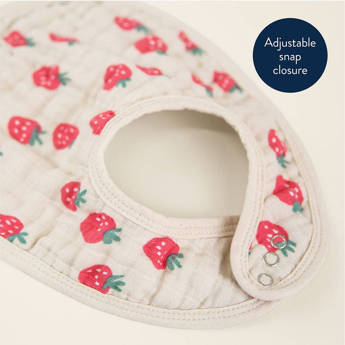 Itzy Bibs™: Strawberries + Cream