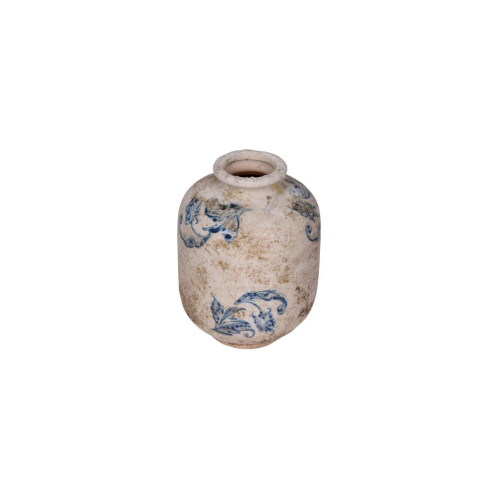 Terracotta Vase with Pattern, 3 Styles