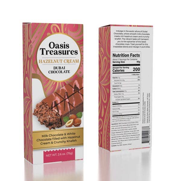 Dubai Chocolate Hazelnut Cream by Oasis Treasures