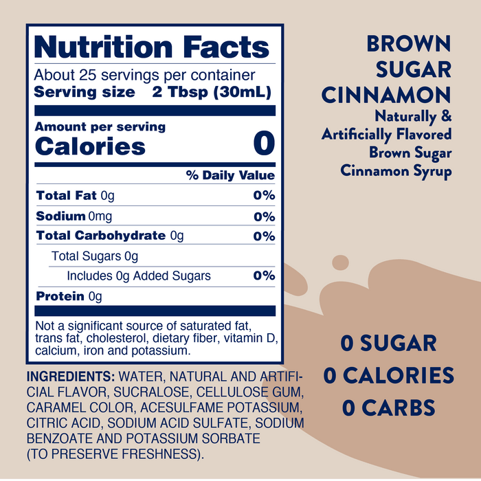 Sugar Free Brown Sugar Cinnamon Simple Syrup
