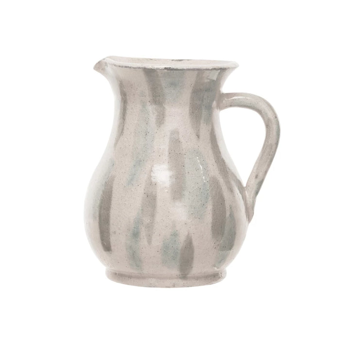 72 oz. Hand-Painted Terra-cotta Pitcher (Each One Will Vary)