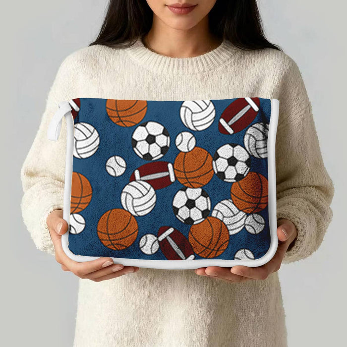 "Sports All Star" Plush Travel Blanket with Matching Case