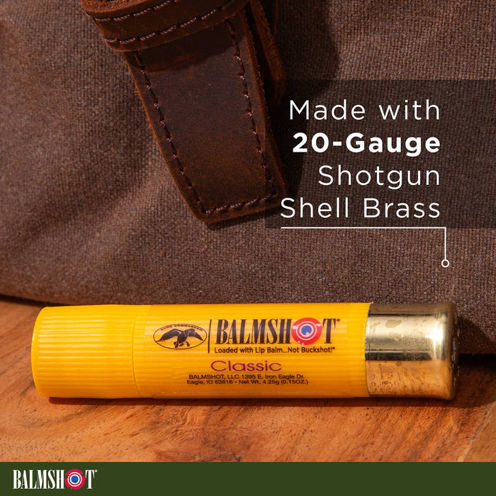 Balmshot & Duck Commander Beeswax SPF Lip Balm in a Bullet