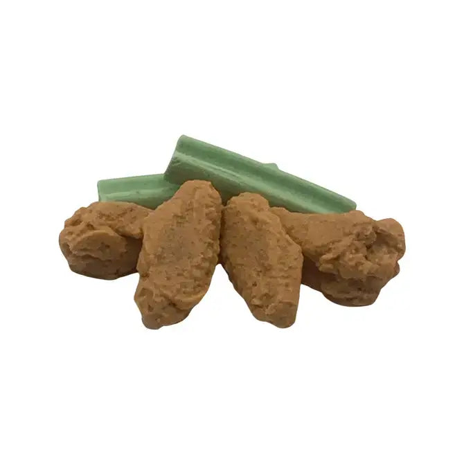 Chicken Wings & Celery Soap Gift |Novelty Gift: Unscented.  The perfect gift for the Chicken Wing Lover!