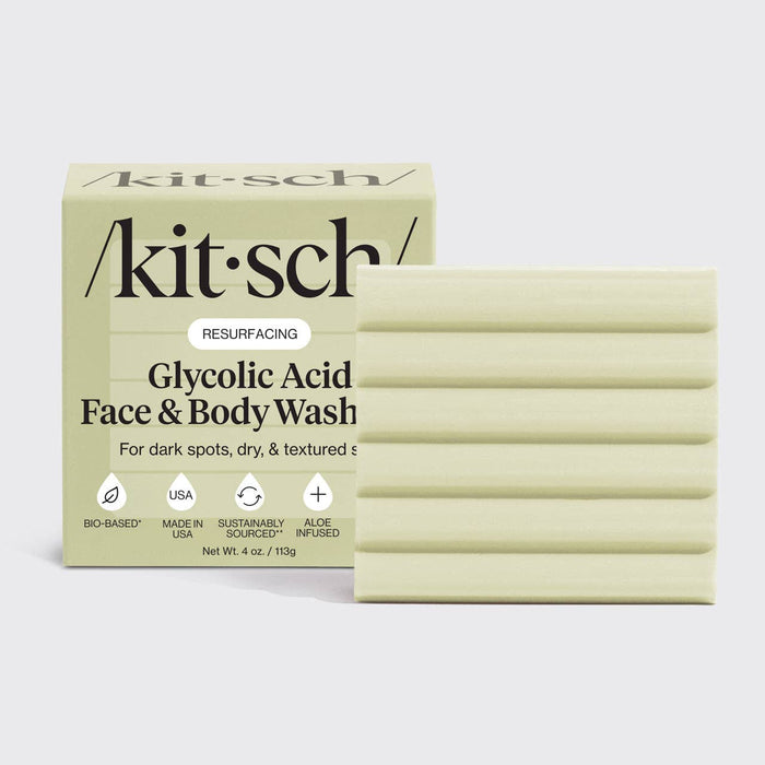 Glycolic Acid Exfoliating Face and Body Wash by Kitsch