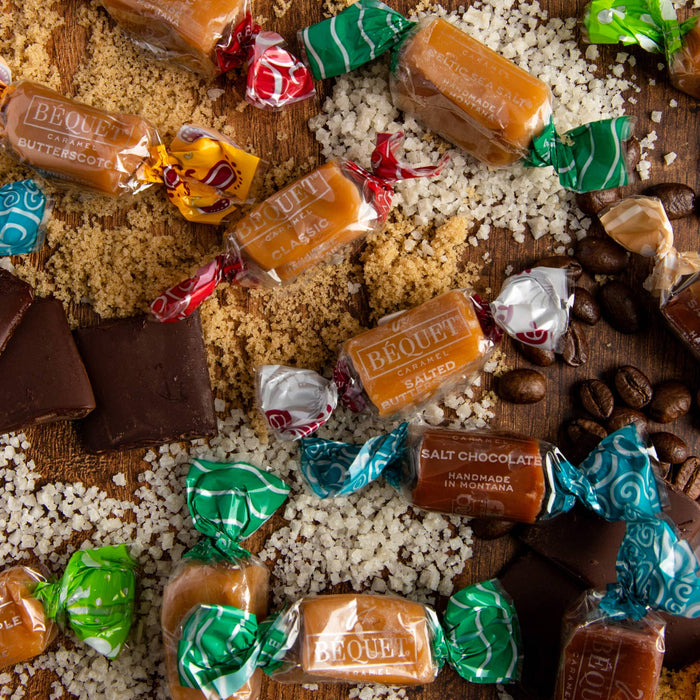 Béquet Gourmet Caramel 4 oz Gift Bag: Celtic Sea Salt