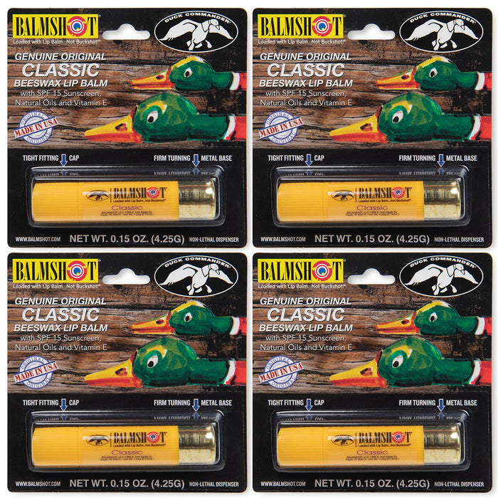 Balmshot & Duck Commander Beeswax SPF Lip Balm in a Bullet