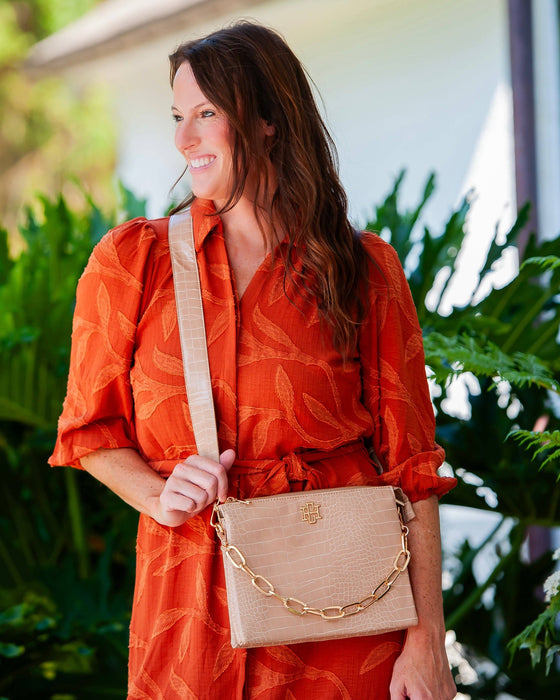 Ariana Crossbody Latte by Caroline Hill