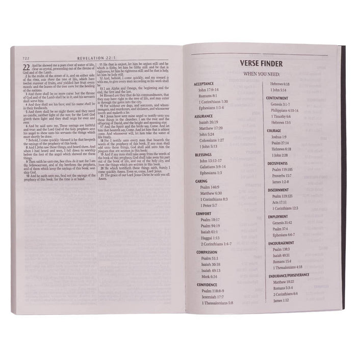 KJV Bible Gift & Award Faux Leather, Black