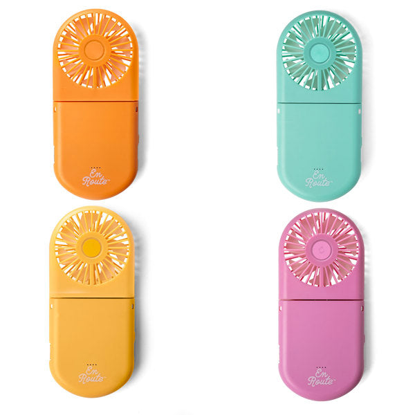 En Route Breeze Bank 2-in-1 Powerbank Fan- 4 Styles