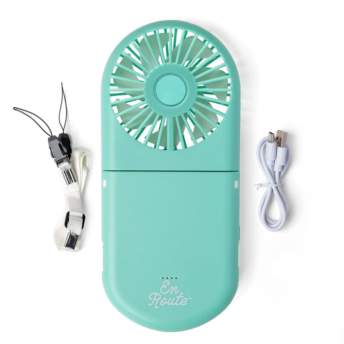 En Route Breeze Bank 2-in-1 Powerbank Fan- 4 Styles