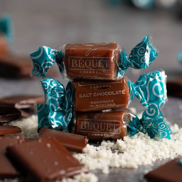 Béquet Gourmet Caramel 4 oz Gift Bag: Celtic Sea Salt