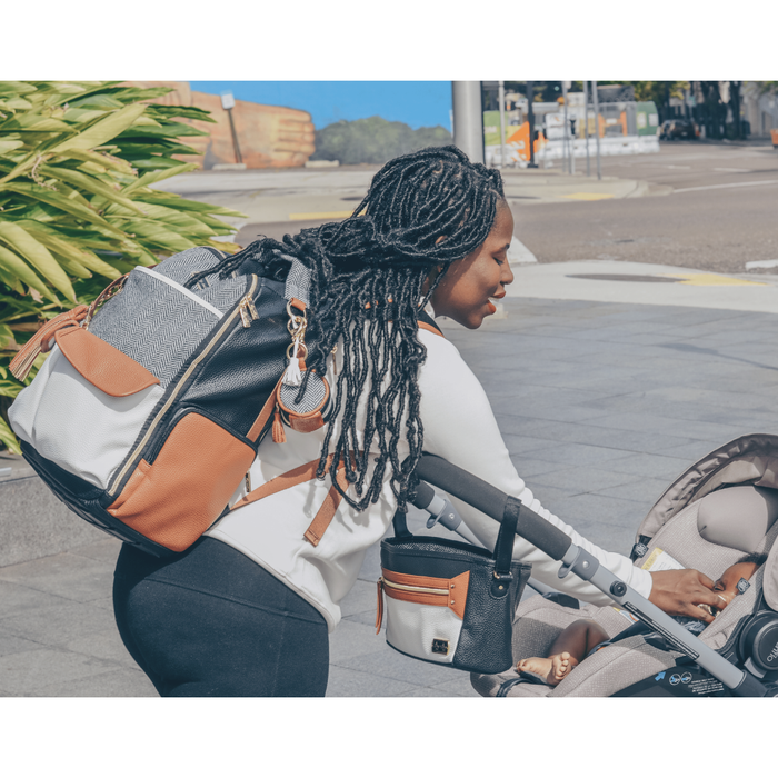 Coffee & Cream Travel Stroller + Wagon Caddy
