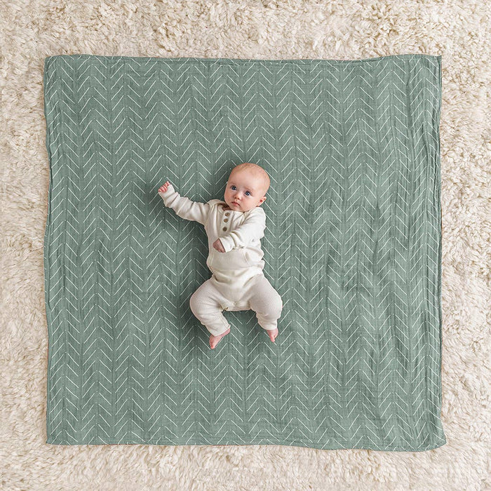 Breastfeeding Boss™: Toast Checkerboard Color.  Swaddle & Breastfeeding Cover in one.