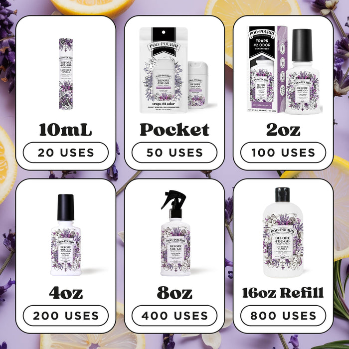 Poo~Pourri Lavender Vanilla 2oz