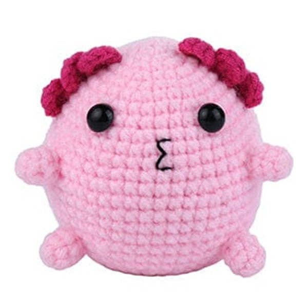 The LOOP Brigade: DIY Mini Crochet Plush Toy Complete Kit For Beginners - Bogart the Frog