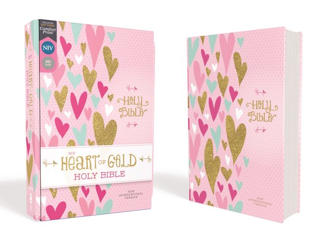 NIV - Heart of Gold Holy Bible for Girls
