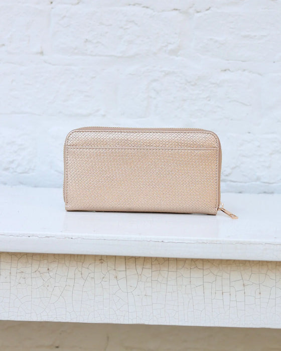 Penelope Wallet Woven Gold by Caroline Hill