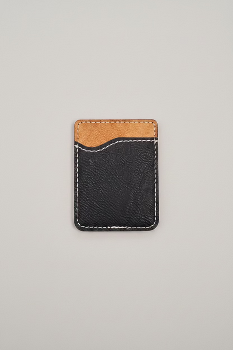 Personalized Vegan Leather Phone Pockets / Card Holders.  Can be customized any way you want.