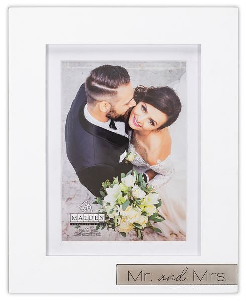 Mr. & Mrs. (5x7) Picture Frame
