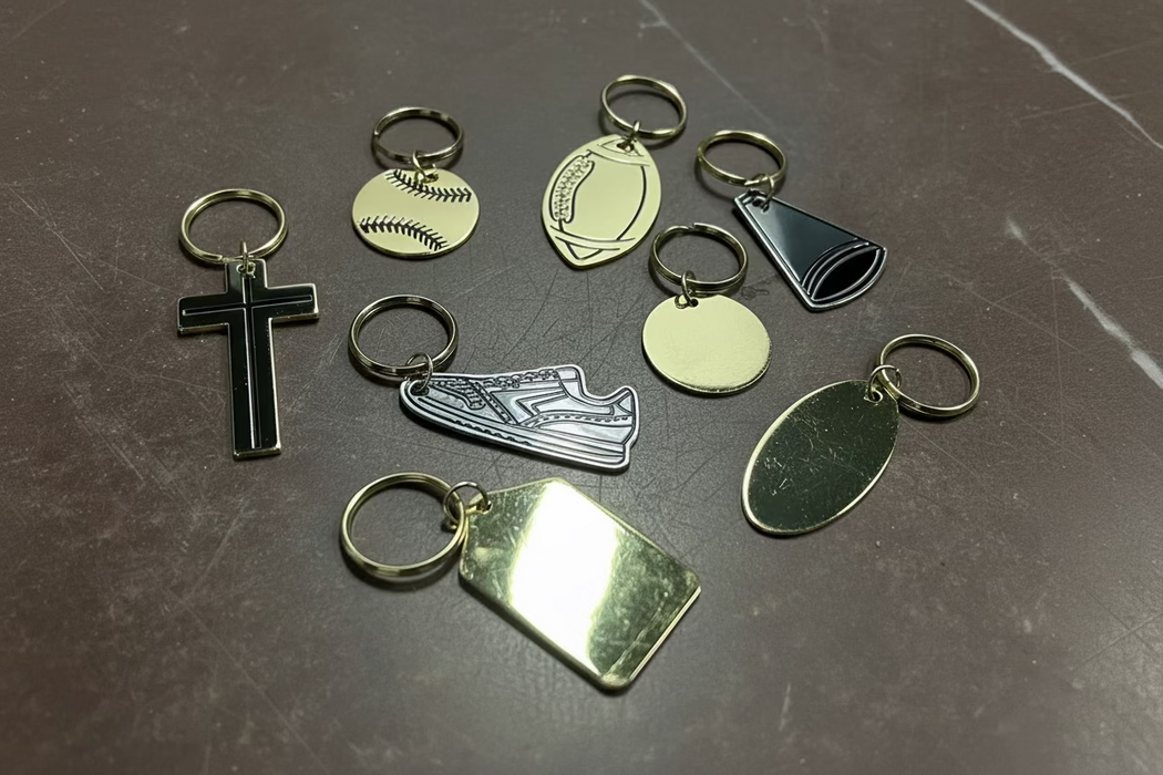 Personalized Brass Keychains - 8 Styles!