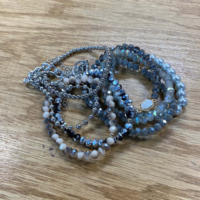 Beaded Stack Bracelets (sold individually)