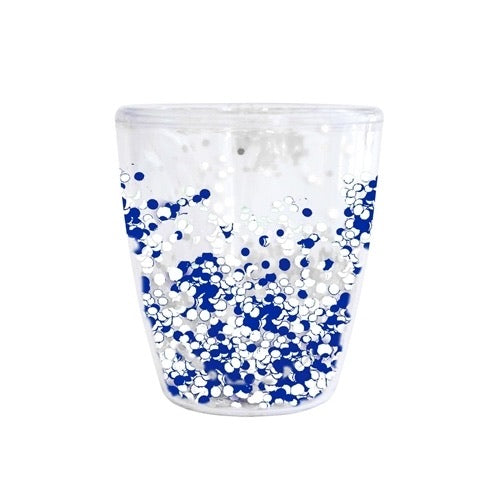 Blue Glitter Acrylic Cup