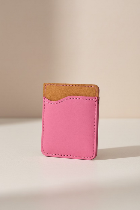 Personalized Vegan Leather Phone Pockets / Card Holders.  Can be customized any way you want.