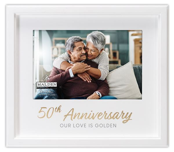 50th Anniversary (4x6) Picture Frame