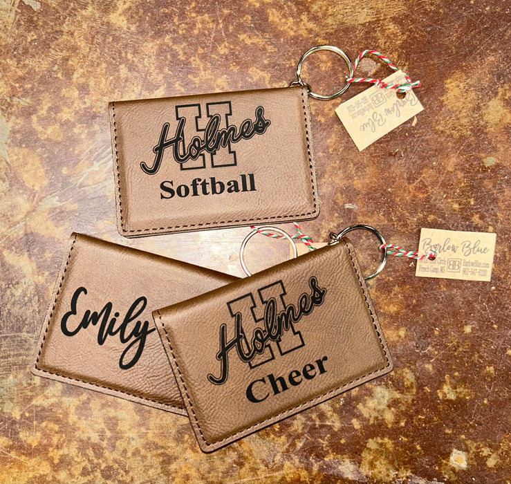 Personalized Keychain Wallet - 3 Colors!