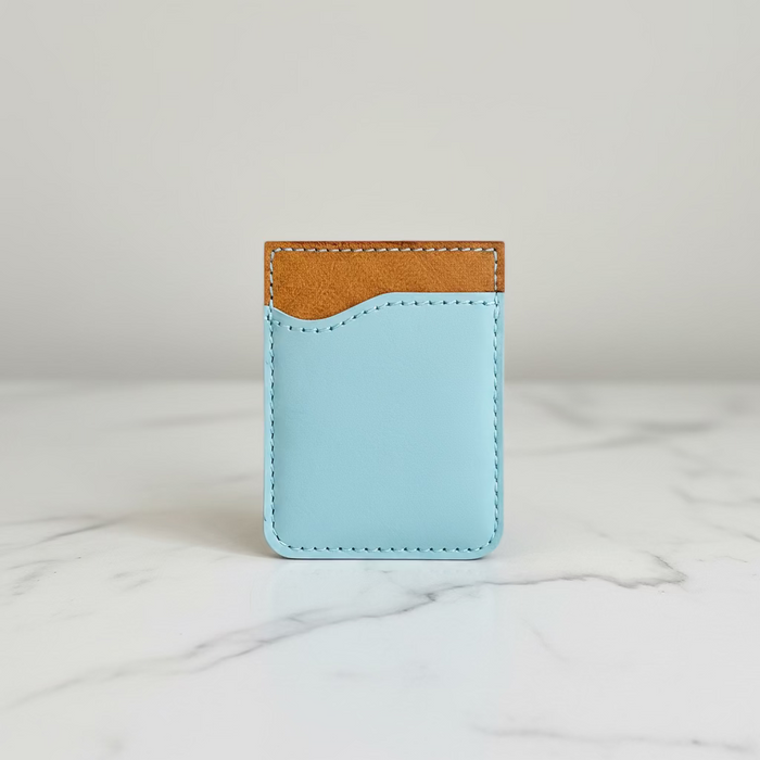 Personalized Vegan Leather Phone Pockets / Card Holders.  Can be customized any way you want.