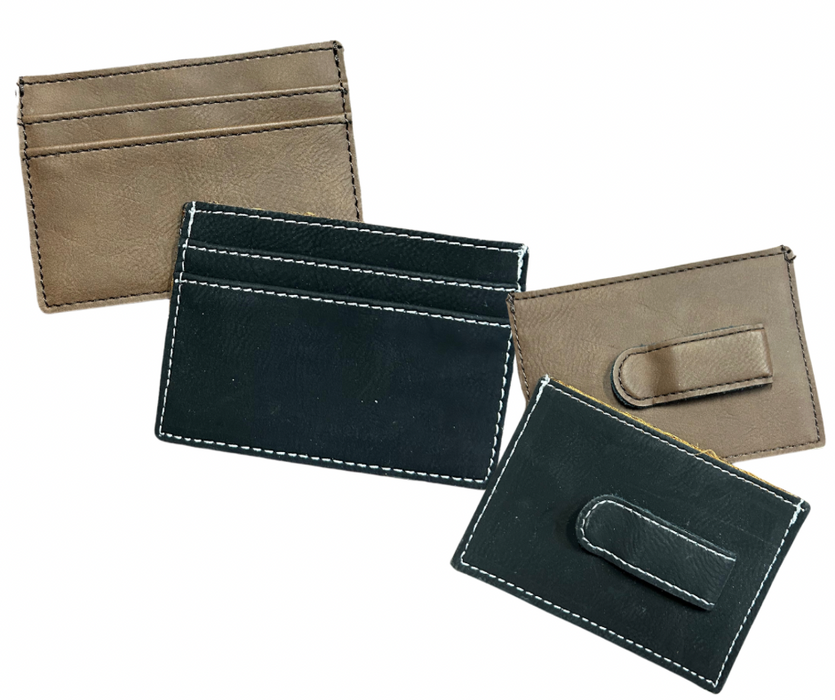 Men’s Credit Card Holder & Money Clip - Personalization Included!