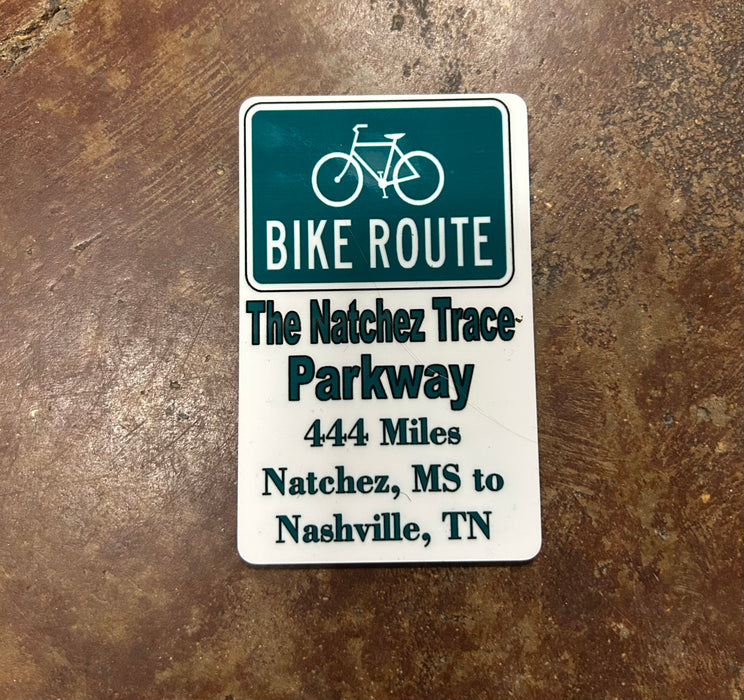 Rectangle Natchez Trace Parkway + French Camp Magnets