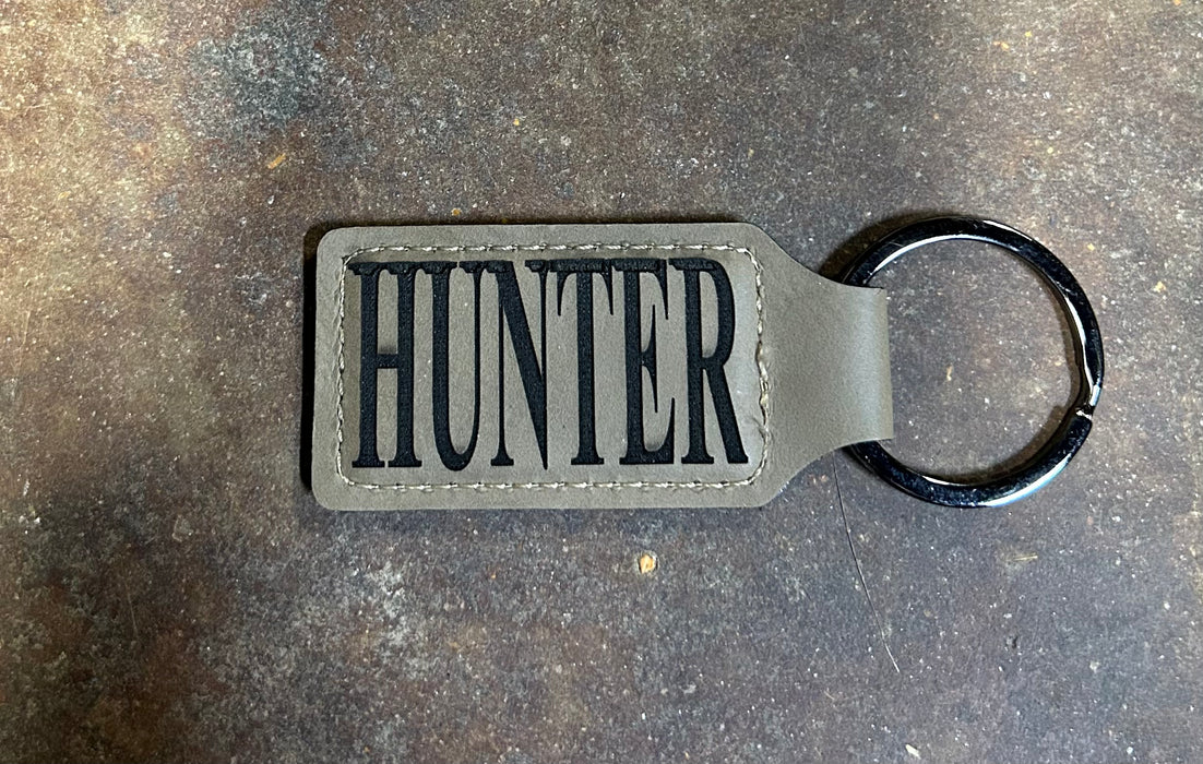 Personalized Leather Keychains - 4 Colors!