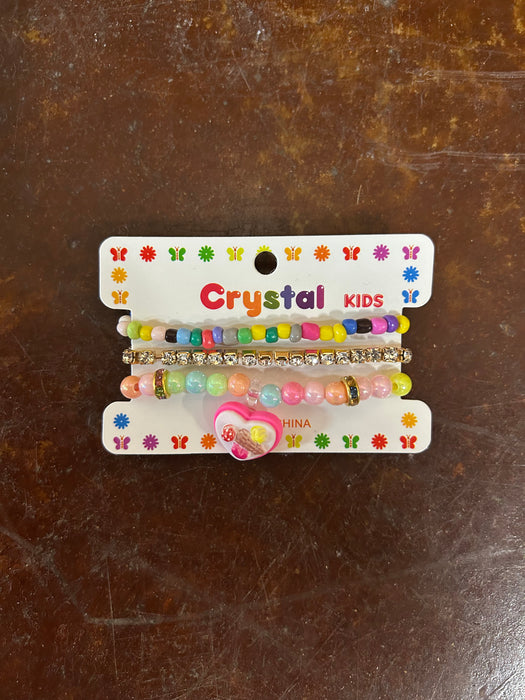 Kids Heart Bracelet Sets - 6 Styles!