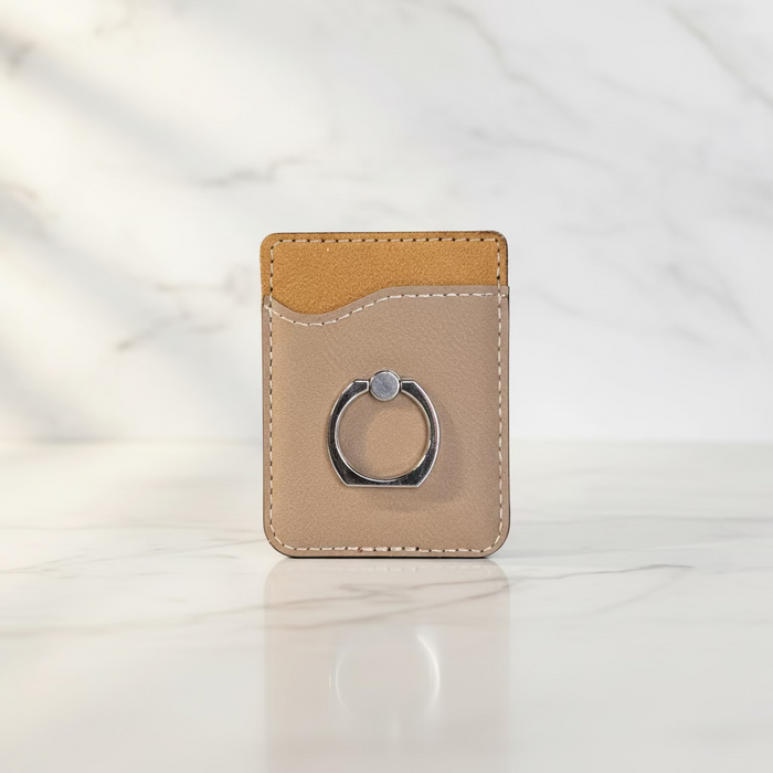 Personalized Vegan Leather Phone Pockets / Card Holders.  Can be customized any way you want.