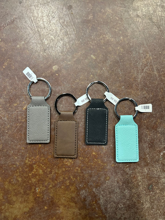 Personalized Leather Keychains - 4 Colors!