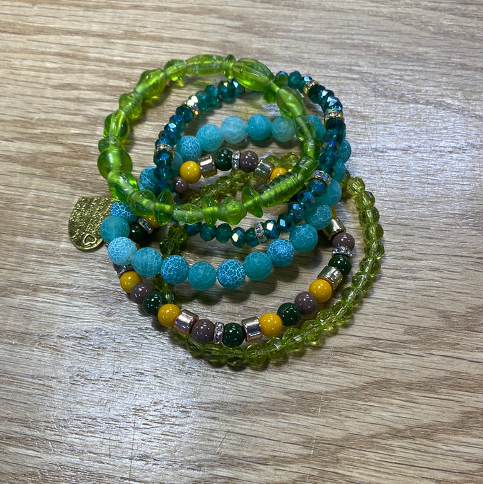 Beaded Stack Bracelets (sold individually)