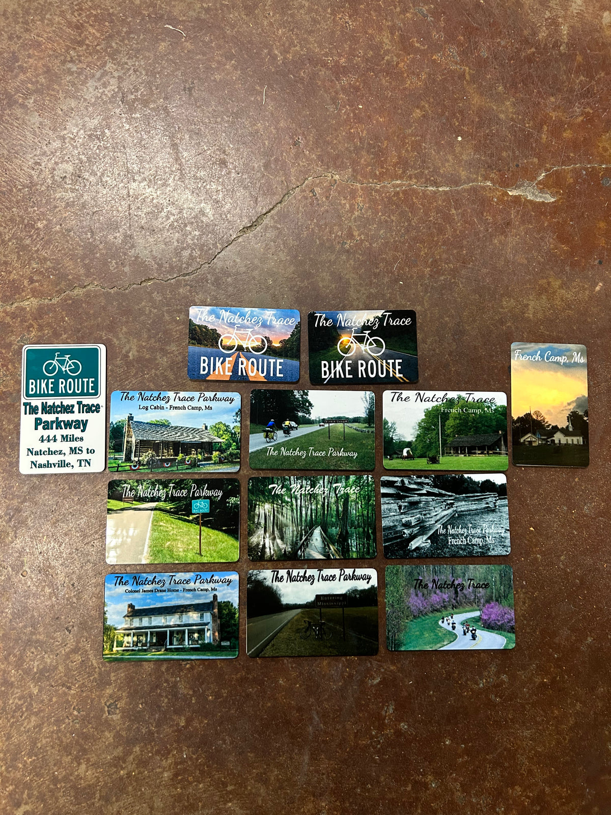 Rectangle Natchez Trace Parkway + French Camp — Barlow Blue