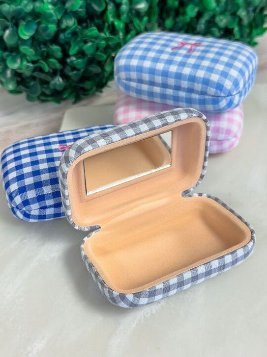 Gingham Small Accessory Case by Simply Southern.