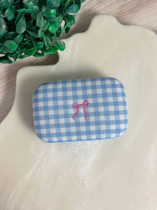 Gingham Small Accessory Case by Simply Southern.