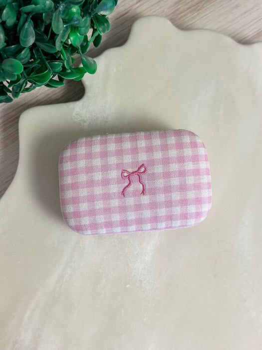 Gingham Small Accessory Case by Simply Southern.